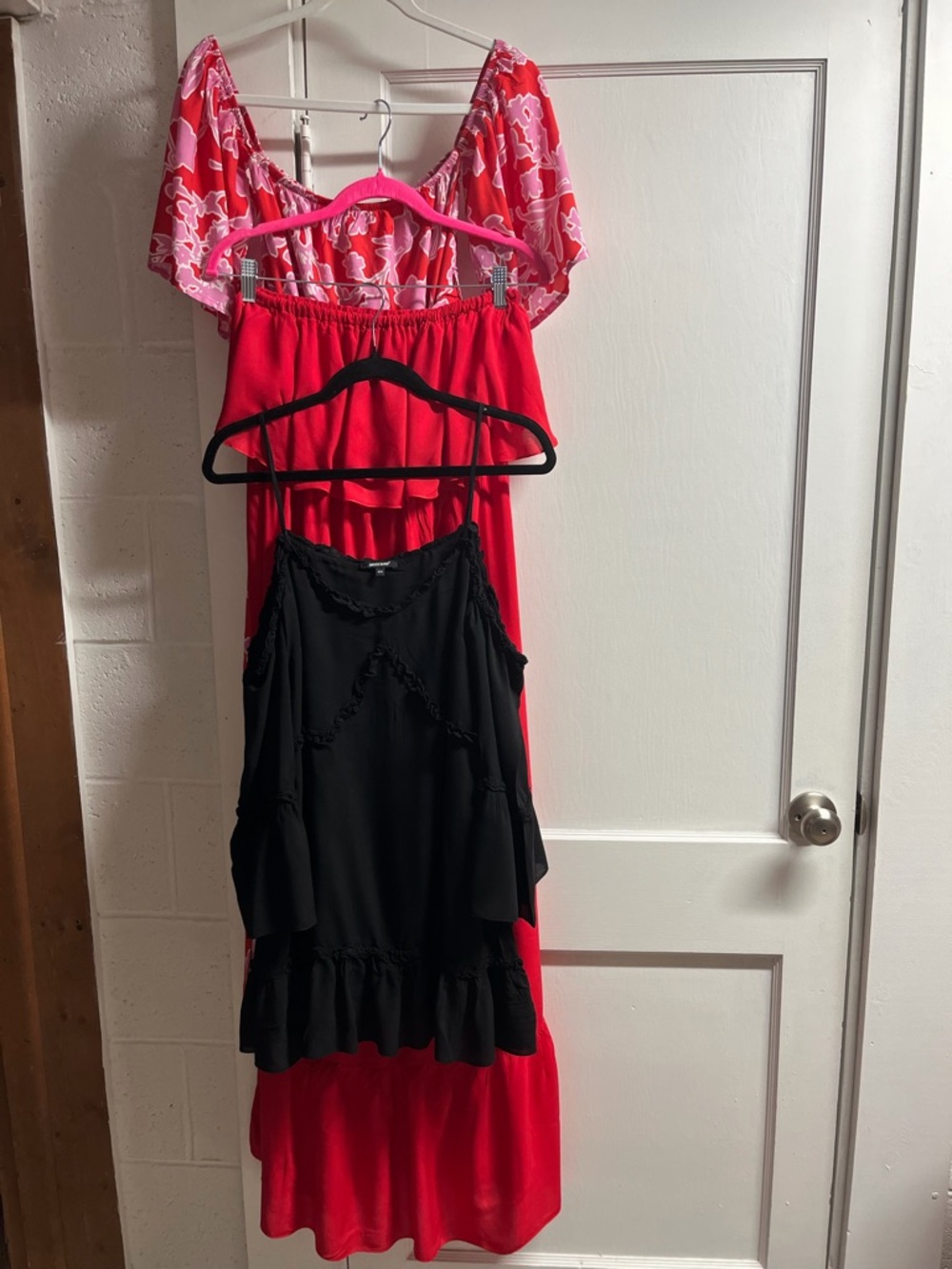 Lot of dresses. Calzedonia & Denny Rose. Italy. Mixed Bundle —Pink, Red, Black